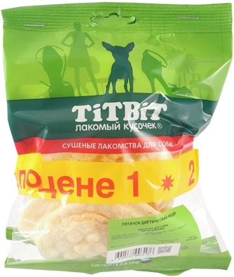 Лакомство для собак мелких пород TITBIT Лакомый кусочек Пятачки диетические
