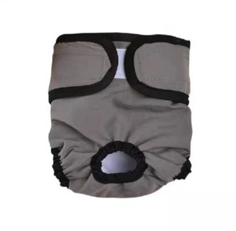 Подгузник для кобелей ZOO Няня серый, размер S (30x35 см)