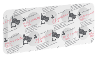 Таблетки для кошек и собак NITA-FARM Преднифарм ТАБ (4 мг/20 табл)