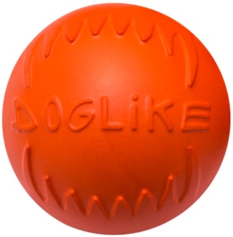 Игрушка для собак DOGLIKE Мяч средний, оранжевый (8,5 см)