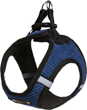 Шлейка-жилетка для собак SAIVAL Вельвет №7 синяя (L/52см)