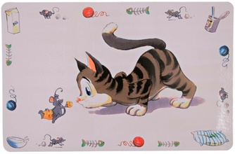 Коврик под миску TRIXIE Кошка (44*28 см)