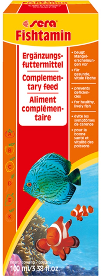 Витамины для рыб SERA Fishtamin (100 мл)