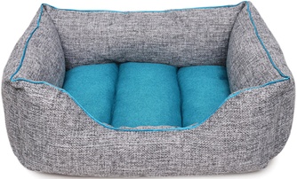 Лежанка для собак PERSEILINE Лофт №2 пухлик, синий (50*42*20 см)