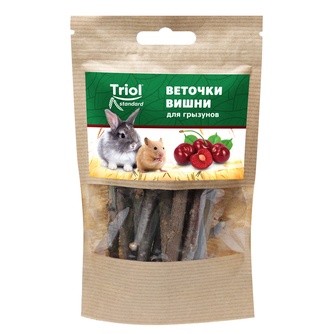 Лакомство для грызунов TRIOL Standard веточки вишни (40 г)