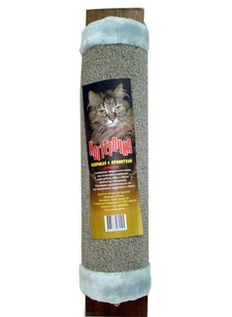 Когтеточка для кошек ПАЛАДИНКА полукруглая, с пропиткой ковровая (61*12 см)