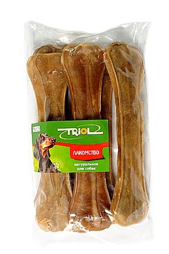 Лакомство для собак мелких пород TRIOL Кость из жил (25 см)