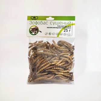 Лакомство для животных ONTO Зофобас сушеный (25 г)