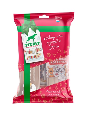 Лакомство для собак TITBIT Набор Новогодняя коллекция (280 г)