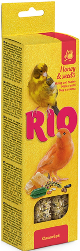 Лакомство для канареек RIO Палочки с Медом и полезными семенами (2 шт/40 г)