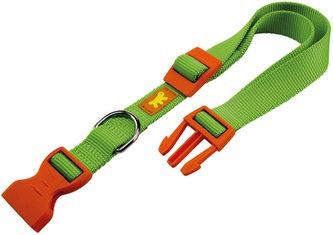 Ошейник для собак FERPLAST Club Colours с пластиковым креплением, зеленый (1*32 см)