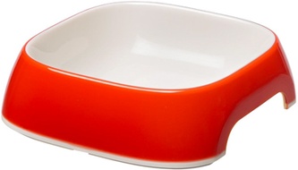 Миска для кошек и собак FERPLAST Glam XS, красная (200 мл)