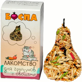 Лакомство для грызунов БОСПА Груша с овощами (3 шт)