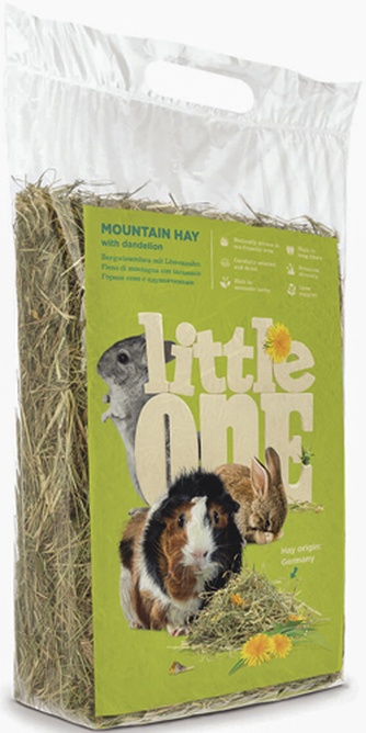 Сено для грызунов LITTLE ONE с одуванчиком горное (0,4 кг)