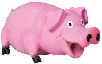 Игрушка для собак TRIXIE Свинка хрюкающая латексная (17 см)