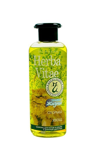 Шампунь для длинношерстных кошек HERBA VITAE спорыш и хвощ (250 мл)
