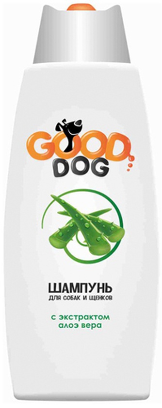 Шампунь для собак и щенков GOOD DOG с Алоэ Вера (250 мл)