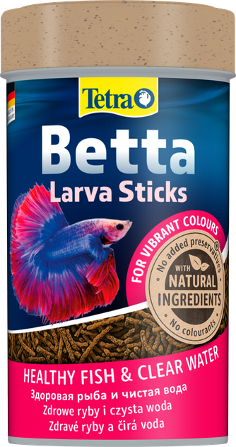 Корм для лабиринтовых и бойцовых рыб TETRA Betta Larva Sticks , палочки (100 мл)