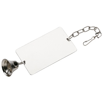 84244799 Ферпласт Зеркало с колокольчиком на цепочке для птиц большое*3