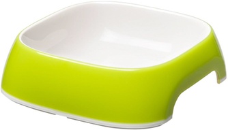 Миска для кошек и собак FERPLAST Glam XS, лаймовый (200 мл)