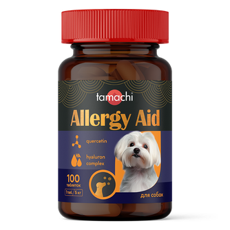 Витамины для собак мелких пород TAMACHI Allergy Aid (100 таб)