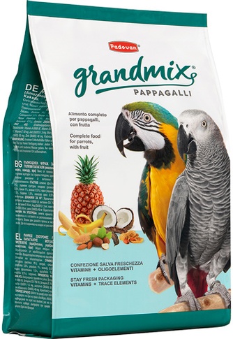 Корм для крупных попугаев PADOVAN Grandmix Pappagalli (2 кг)