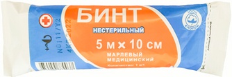 Бинт ВЕРА МЕД медицинский марлевый нестерильный (10 см*5 м)