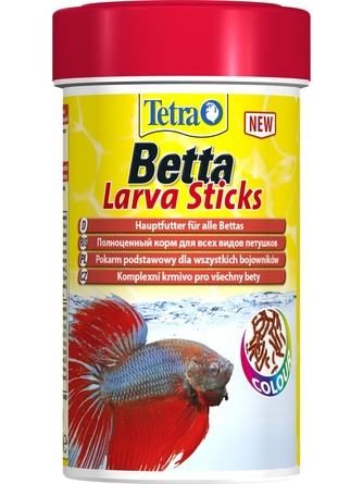 Корм для лабиринтовых и бойцовых рыб TETRA Betta Larva Sticks , палочки (100 мл)