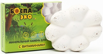 Минеральный камень для попугаев БОСПА ЭКО с витаминами (40 г)
