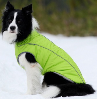 Жилет зимний для собак OSSO Fashion Аляска салатовый (р.40-1)