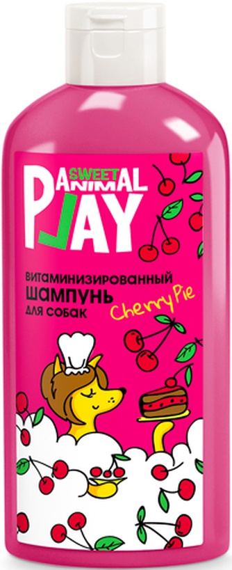 Шампунь для кошек и собак ANIMAL PLAY Sweet витаминный Вишневый пай (300 мл)