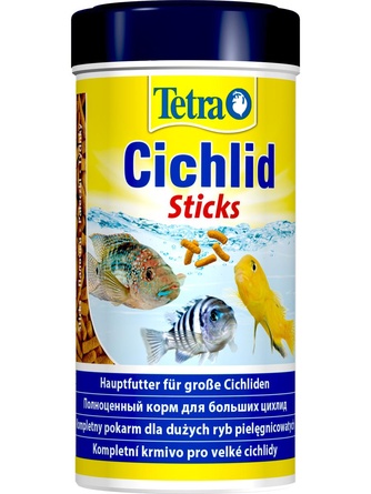 Корм для цихлид и крупных декоративных рыб TETRA Cichlid Sticks, палочки (250 мл)