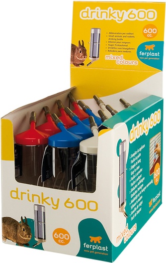 Поилка-шарик для грызунов FERPLAST Drinky на крючках (600 мл/11*6,5*24,5 см) Поилка-шарик для грызунов FERPLAST Drinky на крючках (600 мл/11*6,5*24,5 см)