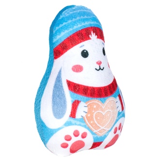 Игрушка для кошек FANCY PETS новогодний зайка (11 см)