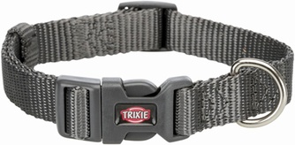 Ошейник для собак TRIXIE Premium графитовый (XS–S/22-35 см/10 мм)