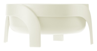 Миска для животных IDEA Рибон, цвет белый ротанг (0,75 л)