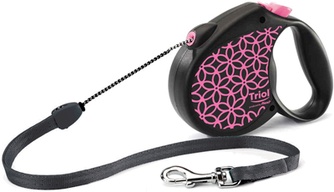 Поводок-рулетка для собак до 20 кг TRIOL Flexi Joy Life Pink (М/5 м)
