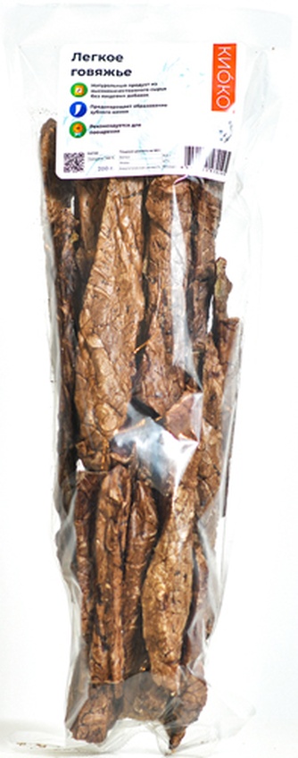Лакомство для собак КИОКО Легкое говяжье (200 г)
