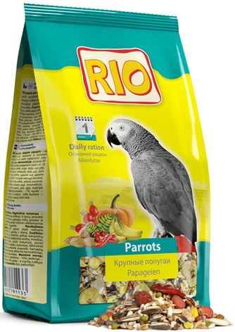 Корм для крупных попугаев RIO основной (1 кг)