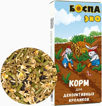 Корм для декоративных кроликов БОСПА ЭКО (400 г)