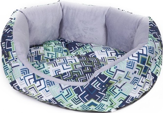 Лежак для кошек и собак ЗООФОРТУНА Гастон №1 , полиэстер (49*45*16 см)