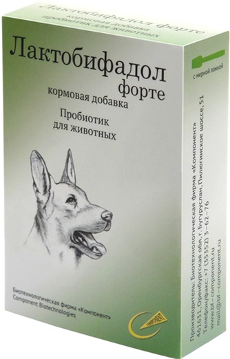 Препарат для собак COMPONENT Лактобифадол Форте пробиотик (50 г)
