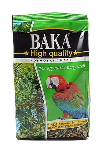 Корм для крупных попугаев ВАКА High Quality (1 кг)