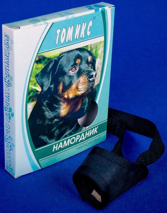 Намордник нейлоновый для собак ТОМИКС №0 (10 см)