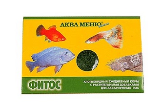 Корм для рыб АКВА МЕНЮ Фитос с растительными добавками (2 кг)