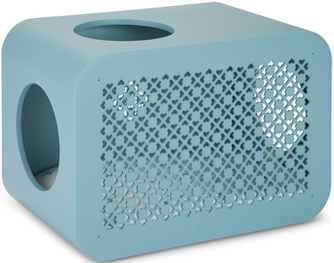 Дом-куб для кошек BEEZTEES для сна Голубой (49*29*33 см)