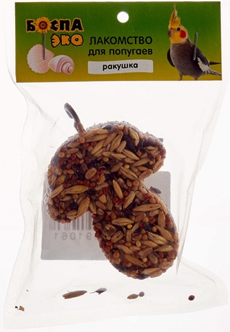 Лакомство для попугаев БОСПА ЭКО Грибок ракушка (40 г)
