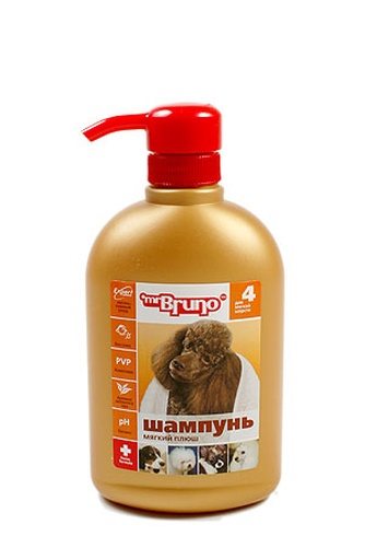 Шампунь для собак MR.BRUNO №4 Мягкий плюш для мягкой шерсти (350 мл)