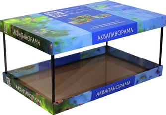 Аквариум для черепах АКВАПАНОРАМА прямоугольный (35 л)