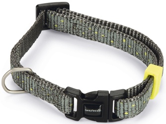 Ошейник нейлоновый для собак BEEZTEES Vista темно-серый (1*30 см)